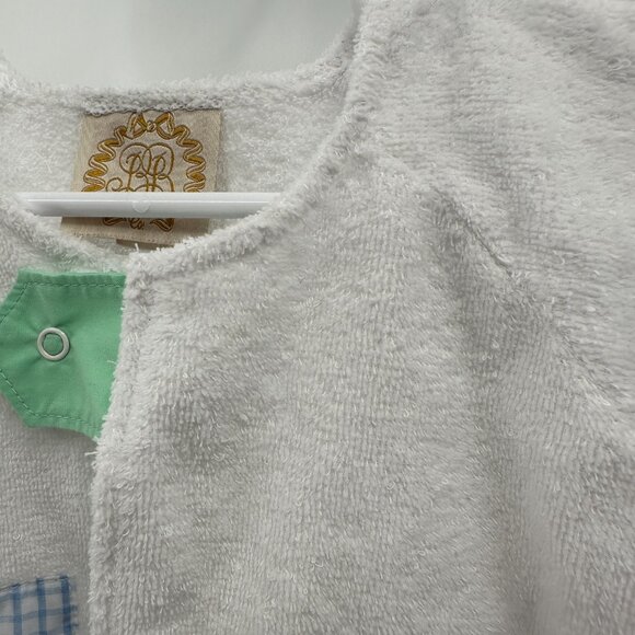 The Beaufort Bonnet Company Terry Cloth Bath Robe Snap 6-12 Months Lot of 2 - Picture 4 of 12